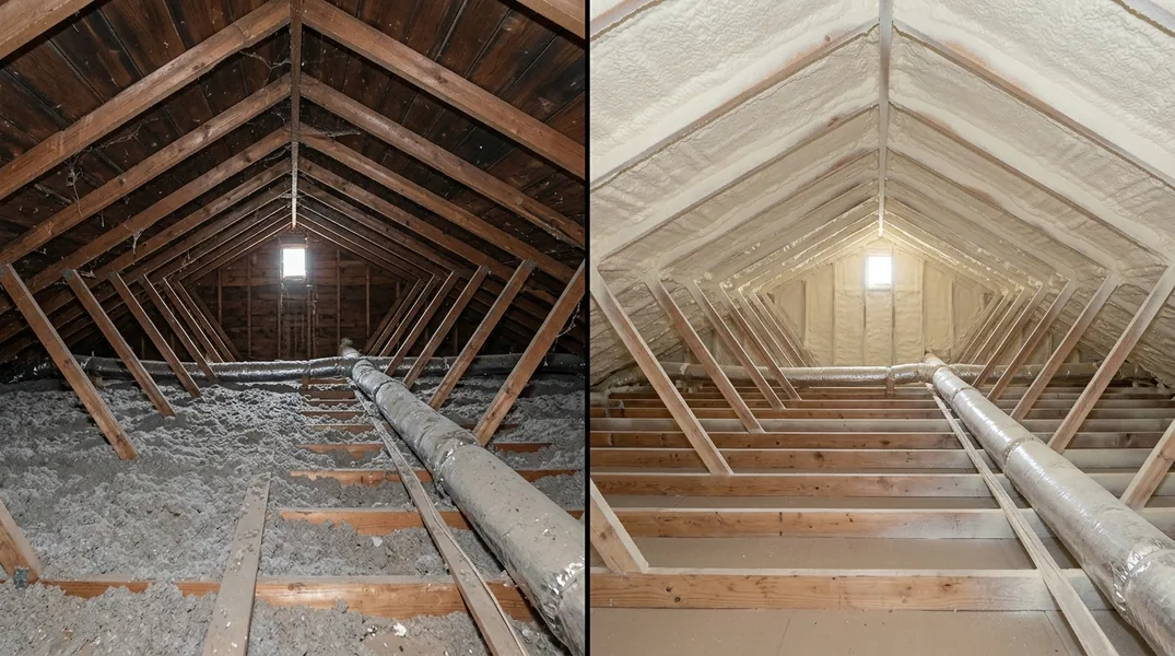 Result spray foam insulation in Fargo - Fargo Spray Foam Insulation