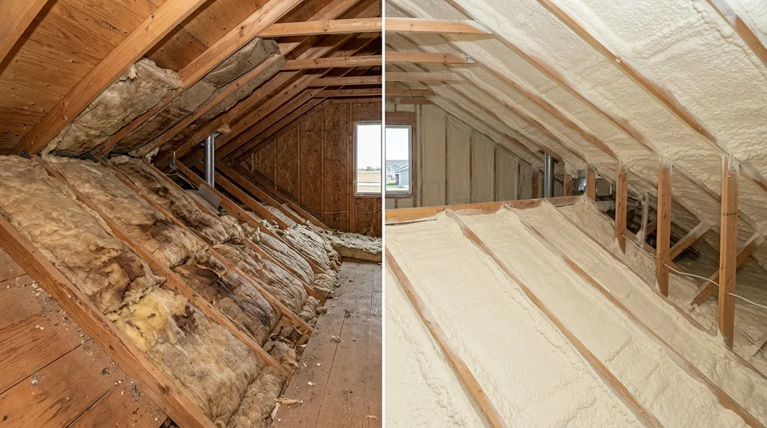 Result spray foam insulation in Fargo - Fargo Spray Foam Insulation