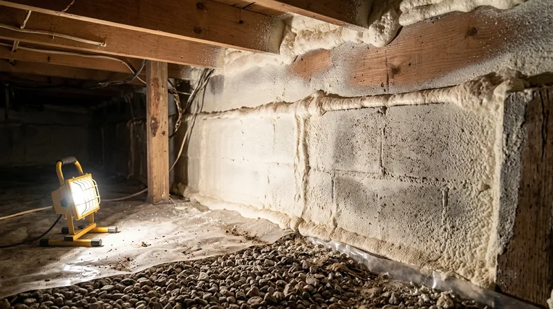 Crawl Space Spray Foam Insulation Fargo