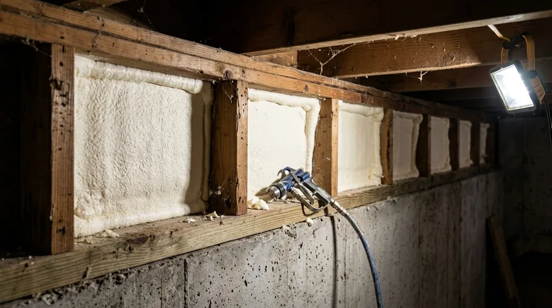 Rim Joist & Band Joist Spray Foam Fargo