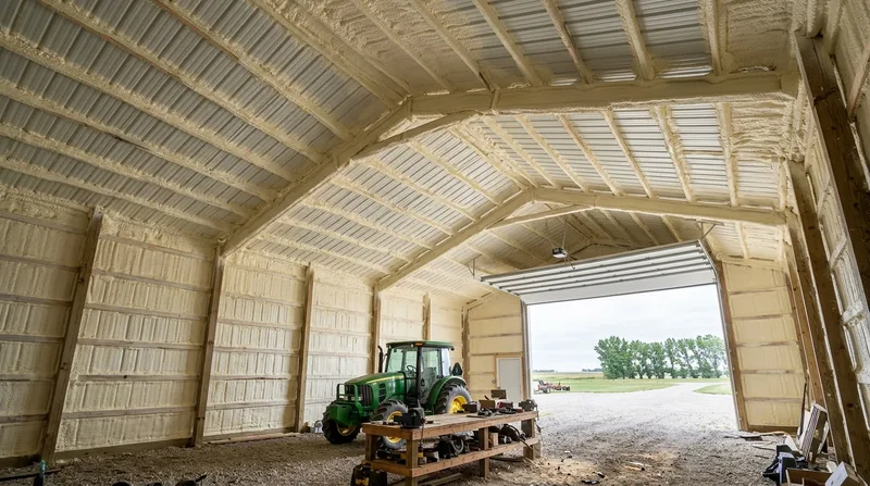 Metal Building & Barndominium Spray Foam Fargo